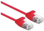 ROLINE UTP DataCenter Patchkabel Cat.6A (Class EA), LSOH, slim, rot, 1,5 m