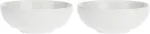 LA PORCELLANA BIANCA Set of 2 Momenti Salad Bowls - White, 22 cm