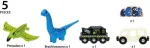 Ravensburger BRIO World Dinosaur Battery Train, Toy Vehicle