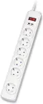 UPS ROLINE 19.07.1606 surge protector White 6 AC outlet(s) 230 V 2 m