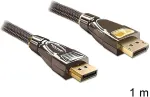 DELOCK Kabel DisplayPort 1.2 Stecker > DisplayPort Stecker 4K 60 Hz 1 m Premium
