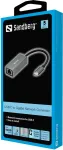 V&otilde;rgukaart Sandberg USB-C to Network Converter - Netzwerkadapter - USB Type-C - 10/100 Ethernet (136-04)