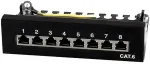 Logilink Patchpannel Desktop 8 Port Cat6 STP black