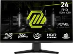 Monitor Msi MAG/242F/23.8"/IPS/FHD/200Hz/0.5ms/Black/3R