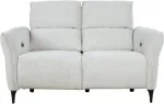 Home4you Diivan MIAMI 2-kohaline elektriline recliner 154x92xH99cm, helebeež