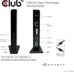 Club3D Club 3D CSV-3242HD 11-in-1 USB Gen1 Dock