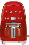 Kohvimasin SMEG 50's Style Drip Filter Coffee Machine DCF02RDEU Red