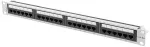 LANBERG PATCH PANEL 24 PORTS 1U 19" CAT.6A UTP GREY