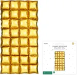 PartyDeco fooliumist &otilde;hupall-kardin kuld 72x143 cm