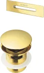 Deante Bathtub accessories set - stopper and overflow