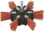Wolfcraft Nylon Rotary Flap Wheel, aggressive 100x20mm