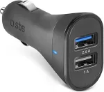 Sbs KFZ-Ladegert 12W 2x USB-A 2,4A schwarz