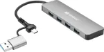 SANDBERG 136-63 USB-C/A to 4xUSB 3.0 Hub