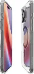 Spigen Kaitse&uuml;mbris Ultra Hybrid (MagFit), Apple iPhone 16 Pro, l&auml;bipaistev tumehalli MagSafe ringiga,