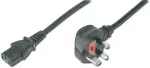 Digitus ASSMANN - Stromkabel (250 VAC) - BS 1363 (M) - IEC 320 EN 60320 C13 - 1.8 m - geformt, 90-Grad-Anschluss - Schwarz - Gro&szlig;britannien und Nordirland (AK-440107-018-S)