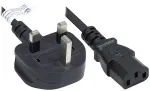 Alcasa Good Connections Netzkabel England/UK an C13 schw. 1,8m