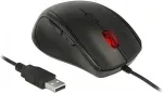Hiir DELOCK 12548 mouse Office Left-hand USB Type-A Optical 2400 DPI