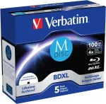 Toorikud VERBATIM BD-R disc M-100 GB Blu-ray blanks (4-fold, 5 Units)