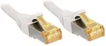 Lindy - Patch-Kabel - RJ-45 (M) - RJ-45 (M) - 10,0m - SFTP -Cat.7 Rohkabel - gepresst, halogenfrei - wei&szlig; (47328)