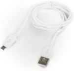 Platinet kaabel microUSB 1m, valge