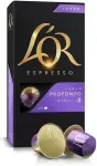 Kapslid L&acute;OR Kohvi L'OR Profondo, 10x52g