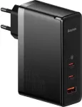 BASEUS CCGP100201 GaN5 Pro Fast Charger USB + 2xUSB-C 140W Black