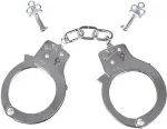 Mil-Tec MT Chain Handcuffs, Nickel-Plated