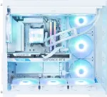Korpus Zalman D40, ATX Mid Tower PC Case, 7 x 120mm ARGB Fans, White