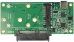 DELOCK - Schnittstellenadapter - 2.5, mSATA, M.2 (6.4 cm) - M.2 Card / SATA 6Gb/s / mSATA - USB