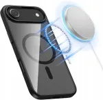 Tech-Protect kaitse&uuml;mbris Apple iPhone 17 Air MagMat MagSafe, must/l&auml;bipaistev
