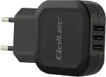 QOLTEC Charger 17W | 5V | 3.4A | 3xUSB