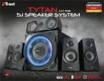 K&otilde;larid Trust GXT 658 Tytan 5.1 speaker set 90 W Universal Black 5.1 channels
