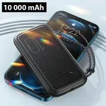Usams Powerbank PB56 10000mAh 2xUSB Black