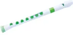 NUVO Recorder+ soprano recorder, white and green