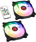 NONAME RAIJINTEK EOS 12 RBW ADD Motherboard, Processor Fan 12 cm Black, White 2 pc(s)