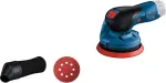Bosch Powertools Bosch GEX 12V-125 Professional Excentersliber 12V Batteri og lader ikke inkluderet