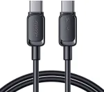 Joyroom Type-C - Type-C kaabel Multi-Color seeria kaabel A14, 60W, 480mb/s, 1.2m, Black (S-CC100A141B)