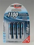 ANSMANN 1x4 NiMH rech. battery 1100 Micro AAA 1050 mAh