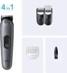 Braun 4-in-1 Grooming Kit | All-in-One Series 3 AIO3500 | Cordless | Number of length steps 14 | Black