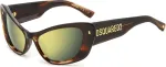 Dsquared2 P&auml;ikeseprillid naistele D2-0118-S-EX4 (l&auml;&auml;tse/silla/sanga) 57/19/130 mm