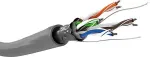 Goobay RJ45 CAT 5e S/FTP CCA 100m Grey (Solid)