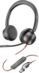 POLY HP Headset Blackwire C8225 Stereo USB-C/A