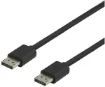 DELTACO DisplayPort kaabel, DP 1.4, 7680x4320 60 Hz, 3m, must
