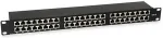 EQUIP Patchpaneel 48x RJ45 Cat6 19" FTP 1HE ISO/IEC Black
