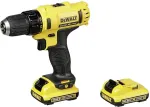 DeWALT DCD710D2-QW 10,8V 2x 2 Ah Cordless Drill Driver + Case