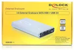 DeLOCK 3.5? Externes Geh&auml;use SATA HDD > USB 3.0
