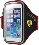 Ferrari FESCABP6BK mobile phone case 11.9 cm (4.7") Armband case Black, Red