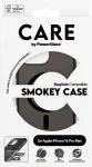 PANZERGLASS Kaitse&uuml;mbris Smokey MagSafe, Apple iPhone 16 Pro Max, tume l&auml;bipaistev musta MagSafe ringiga, CARE by