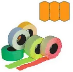 Aurika Markeerimislindid 26x16mm, oranž/&uuml;mar, 5 tk