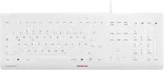 Klaviatuur Contour Cherry Keyboard Stream PROTECT [DE] white grey